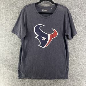 Houston Texans Shirt Mens XL Blue #99 JJ Watt Tshirt Crewneck NFL Football